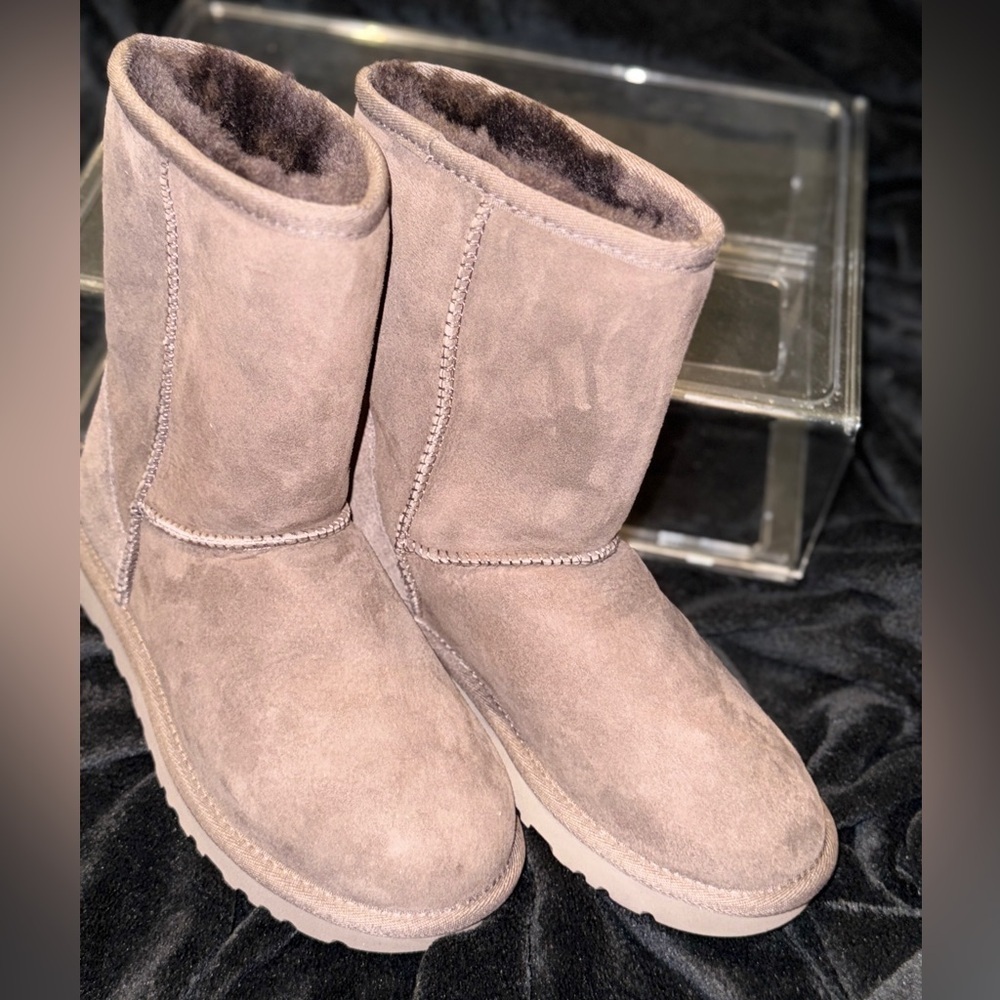 UGG Classic Short Boot In Brown New* - Picture 10 of 12